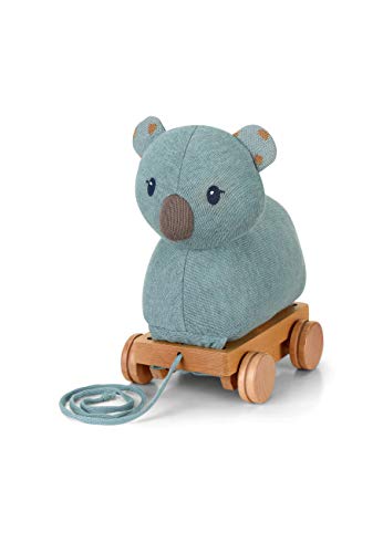 Sterntaler Stay true to nature Strick-Ziehtier Koala Kalla, Bio-Baumwolle, Für Kinder ab 18 Monaten, 22 x 14 x 23 cm, Hellblau von Sterntaler